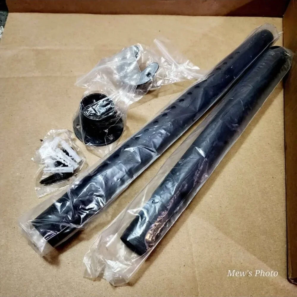 Closet Rods for Hanging Clothes, heavy Duty Closet Rod 17-39 Inch